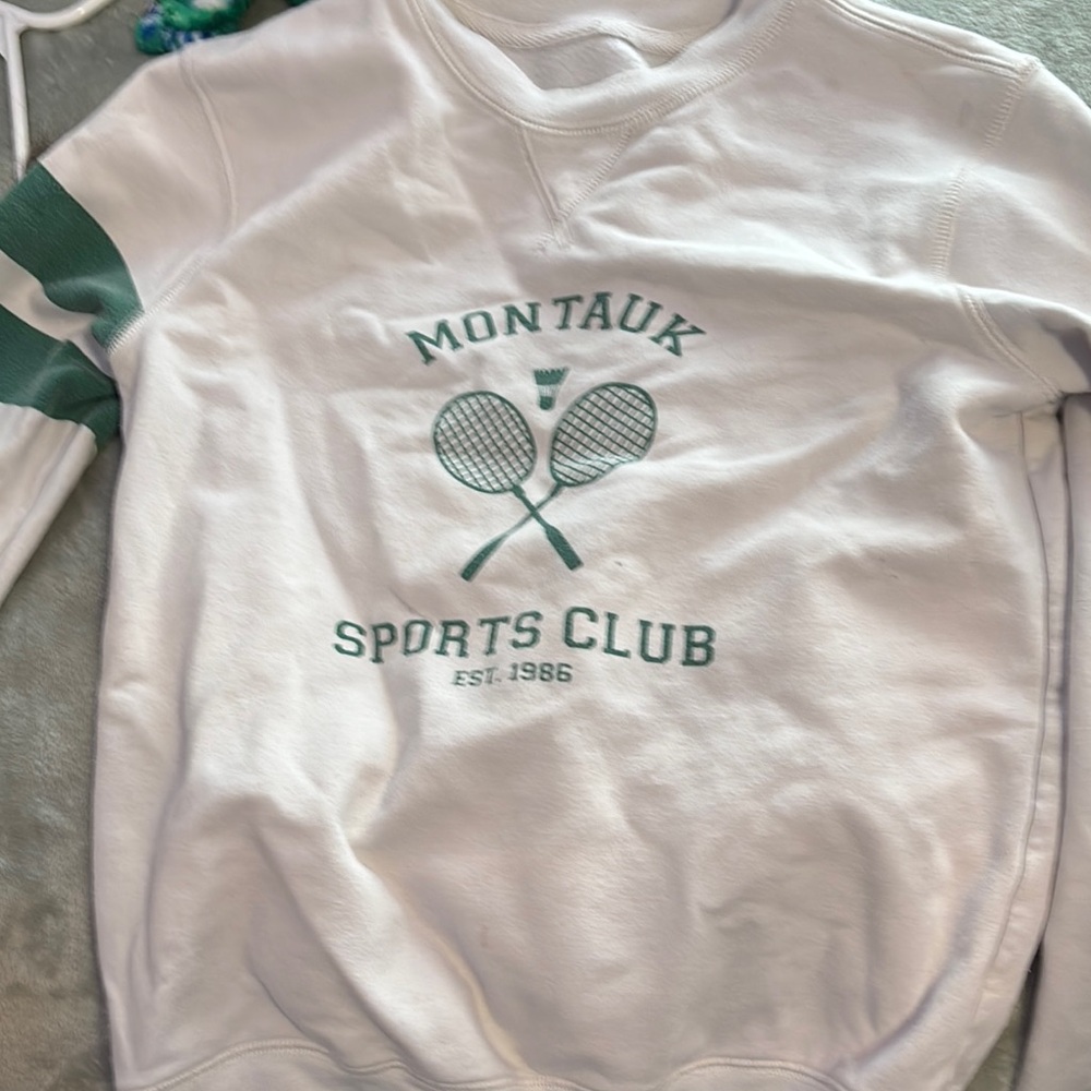 White and Green boys Sweater